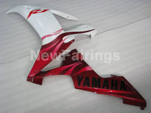 Charger l&#39;image dans la galerie, White and Wine Red Flame - YZF-R1 02-03 Fairing Kit