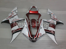 Charger l&#39;image dans la galerie, White and Wine Red joaodematos - YZF-R1 02-03 Fairing Kit