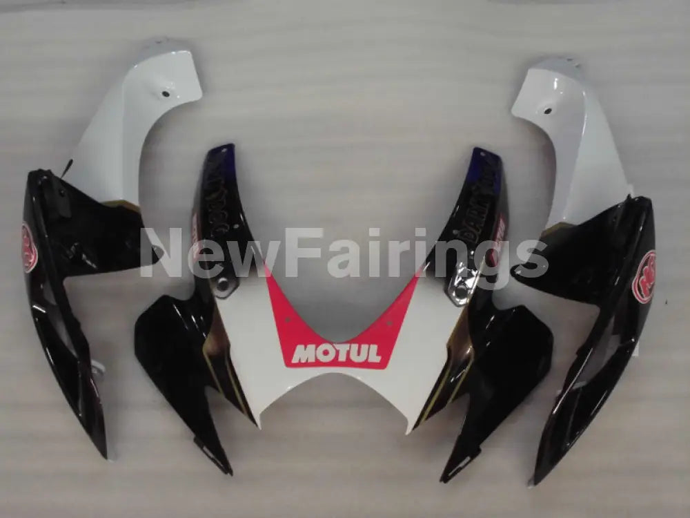 White and Black Blue Dark Dog - GSX-R600 06-07 Fairing Kit