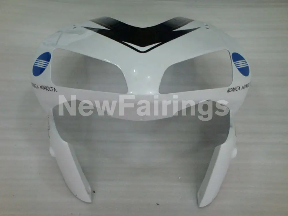 White Black and Blue Konica Minolta - CBR600RR 03-04 Fairing