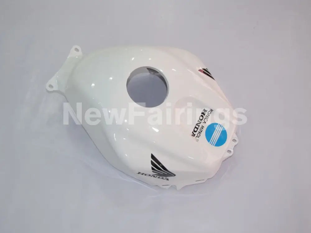 White and Black Blue Konica Minolta - CBR600RR 03-04 Fairing