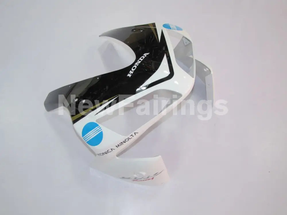 White and Black Blue Konica Minolta - CBR600RR 03-04 Fairing