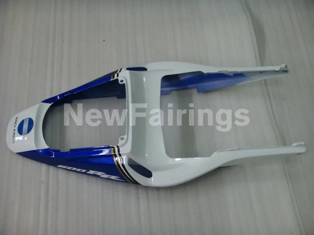 White Black and Blue Konica Minolta - CBR600RR 03-04 Fairing