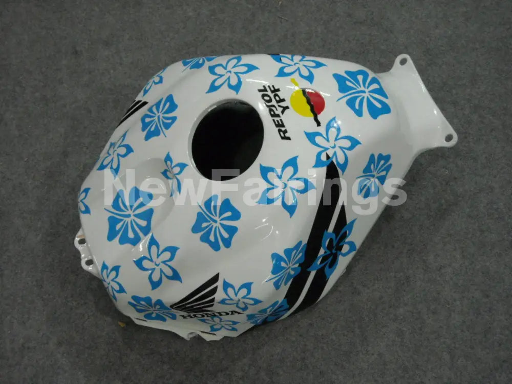 White and Black Blue Nastro Azzurro - CBR600RR 03-04 Fairing