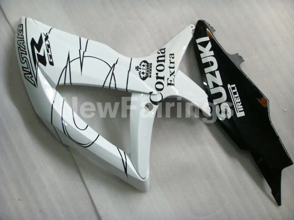 White Black Corona - GSX-R750 08-10 Fairing Kit Vehicles &