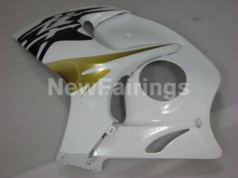 White with Black decals Factory Style - GSX1300R Hayabusa