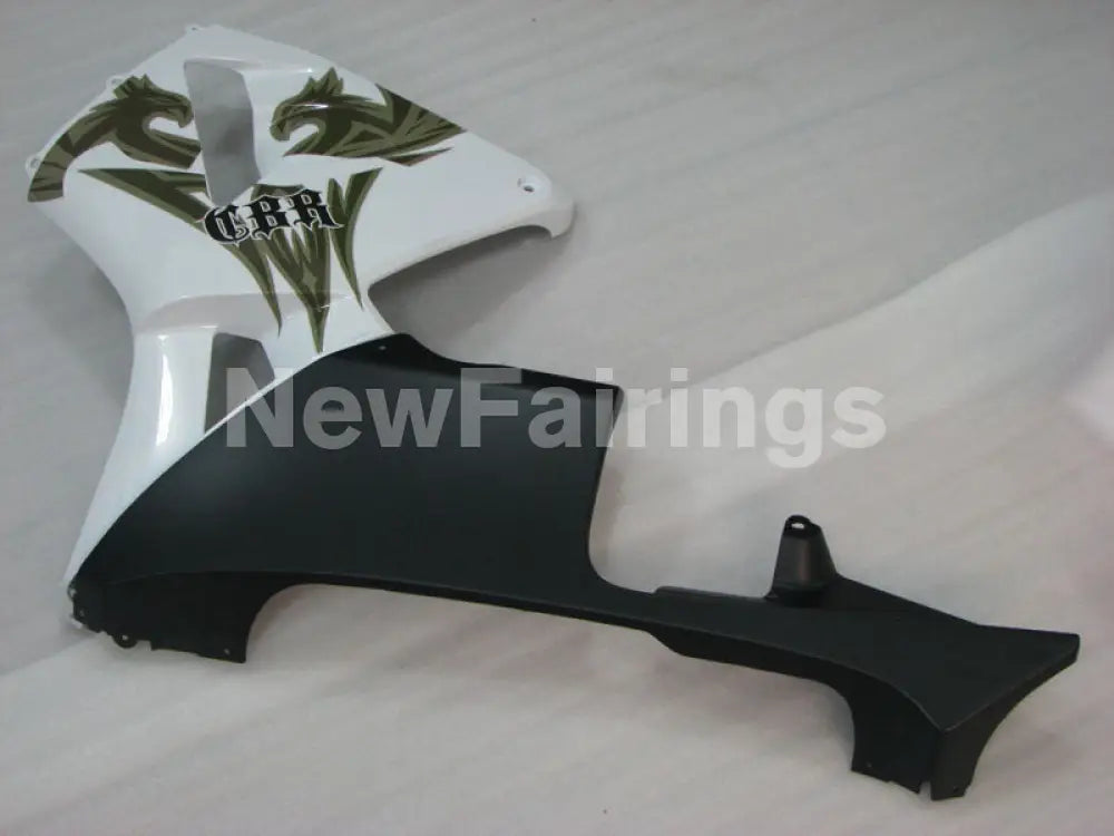 White and Black Factory Style - CBR600RR 03-04 Fairing Kit -