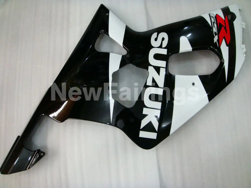 White and Black Factory Style - GSX-R600 01-03 Fairing Kit -