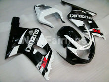 Charger l&#39;image dans la galerie, White and Black Factory Style - GSX-R600 01-03 Fairing Kit -