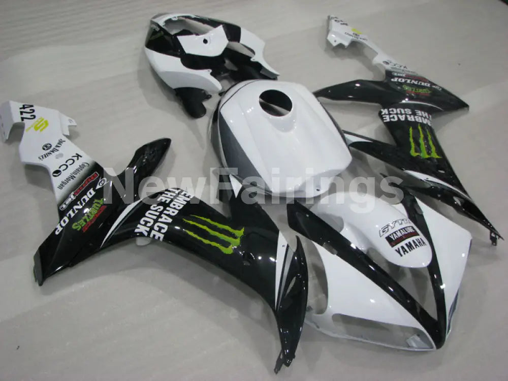 White and Black Monster - YZF-R1 04-06 Fairing Kit