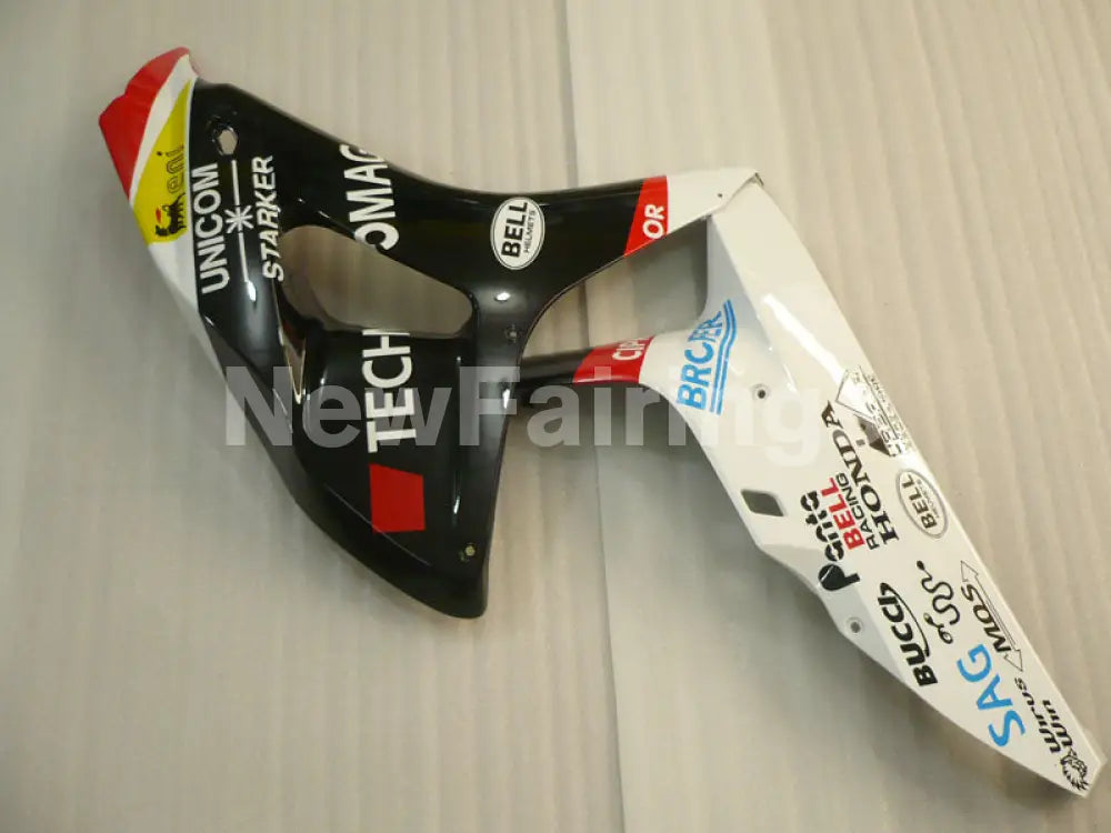 White Black and Red TECHNOMAG - CBR1000RR 06-07 Fairing Kit