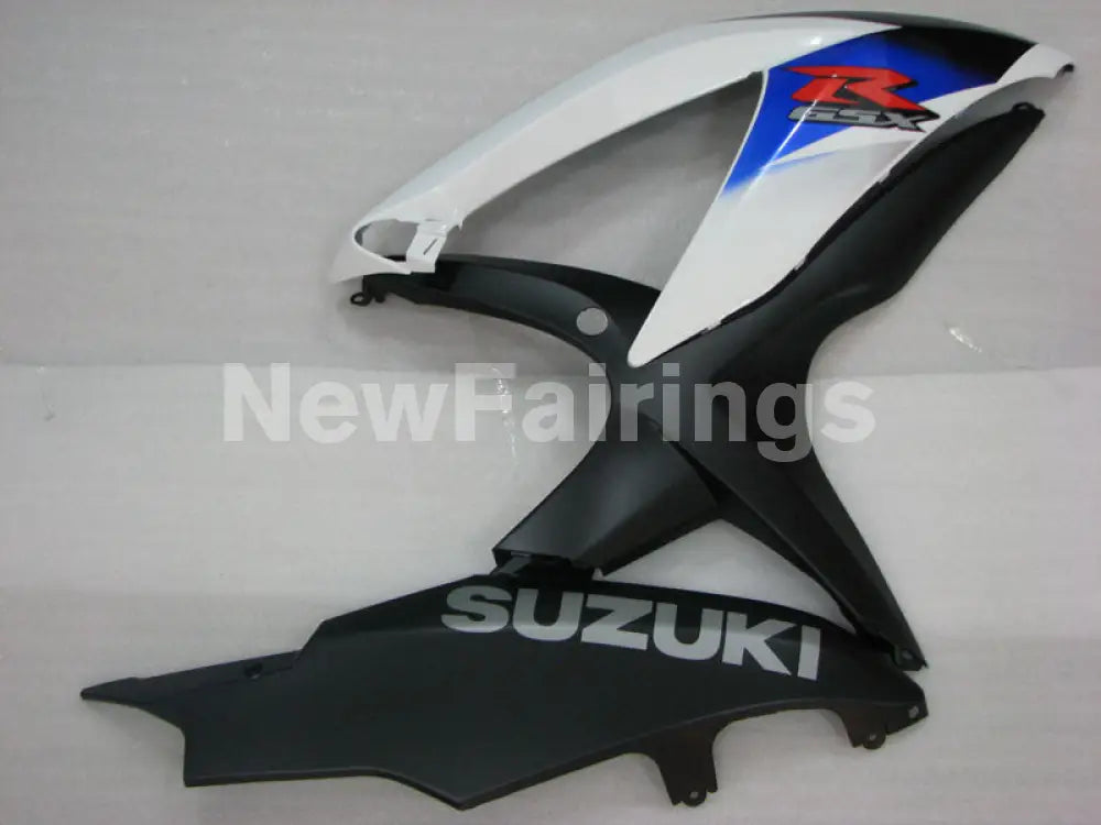 White and Blue Black Factory Style - GSX-R600 08-10 Fairing