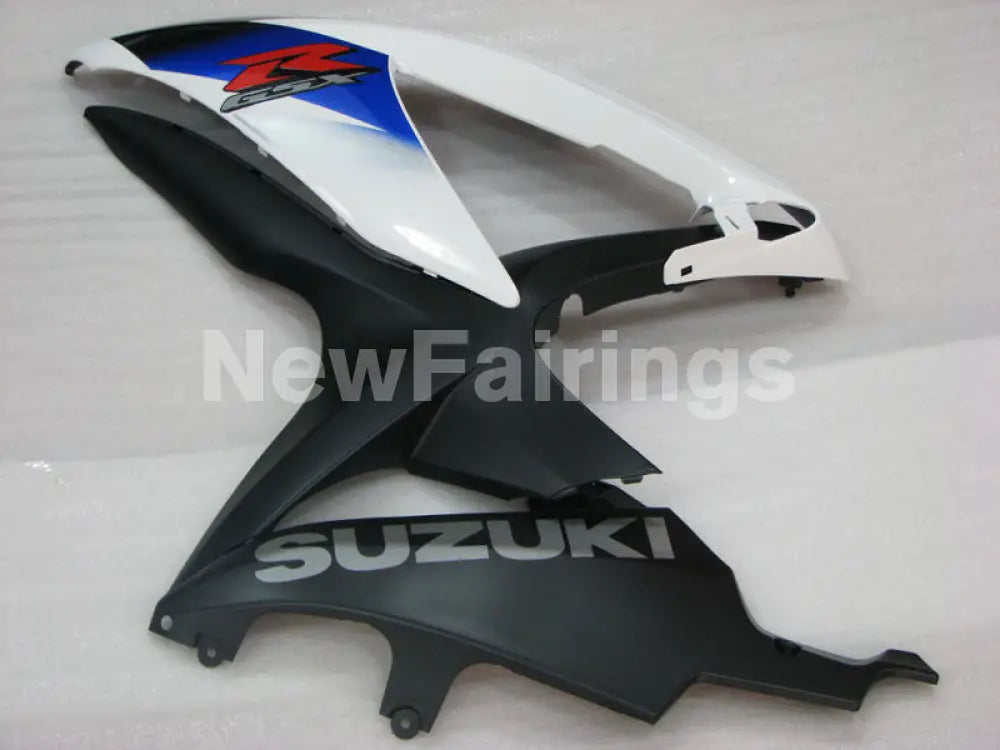 White and Blue Black Factory Style - GSX-R600 08-10 Fairing