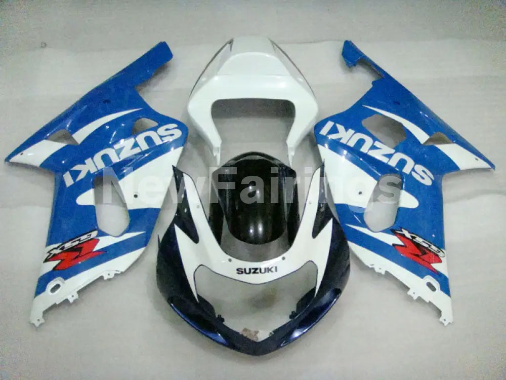 White Blue Black Factory Style - GSX-R750 00-03 Fairing Kit