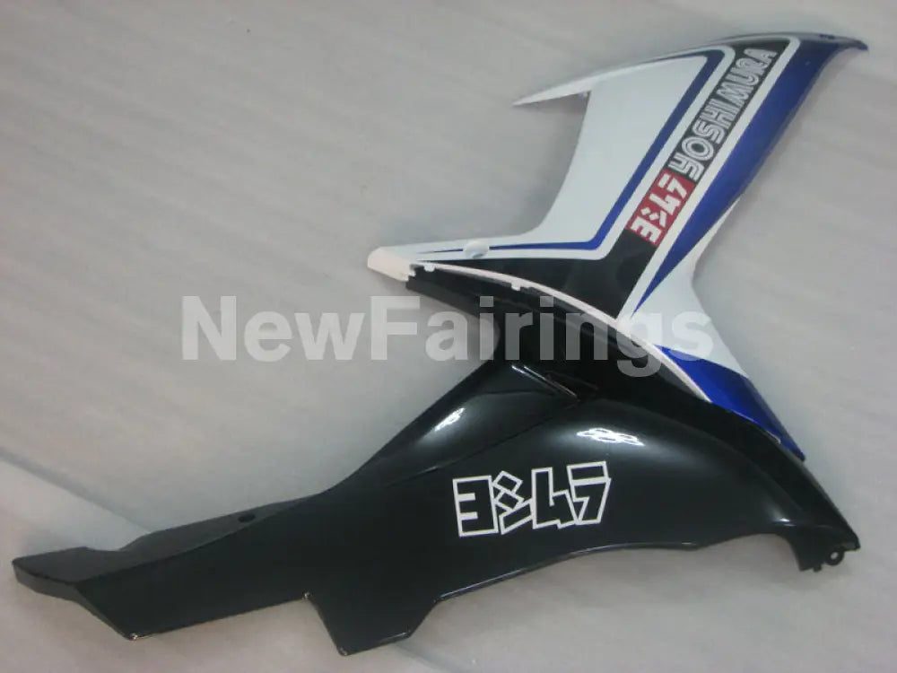 White and Blue Black Yoshimura - GSX-R600 11-24 Fairing Kit