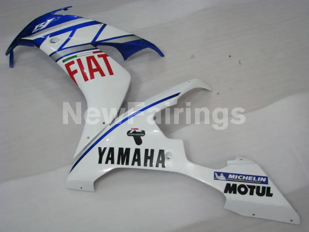 White and Blue FIAT - YZF-R1 04-06 Fairing Kit - Vehicles &