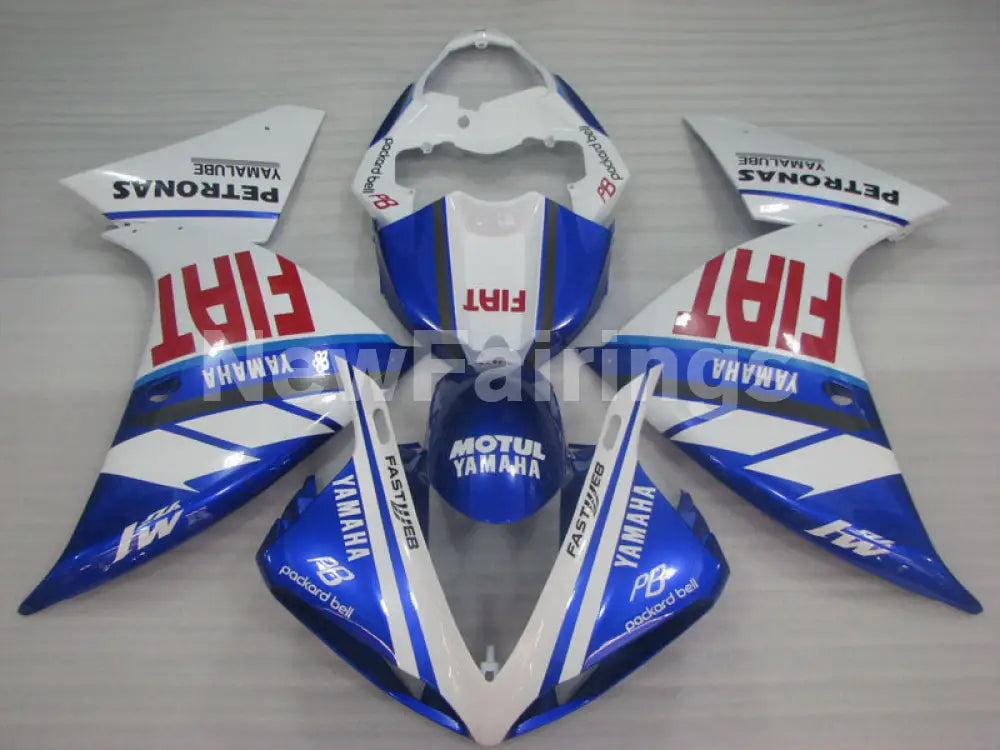 White Blue FIAT - YZF-R1 09-11 Fairing Kit - Vehicles &