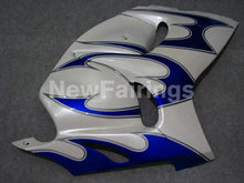 Charger l&#39;image dans la galerie, White and Blue Flame - GSX1300R Hayabusa 08-20 Fairing Kit