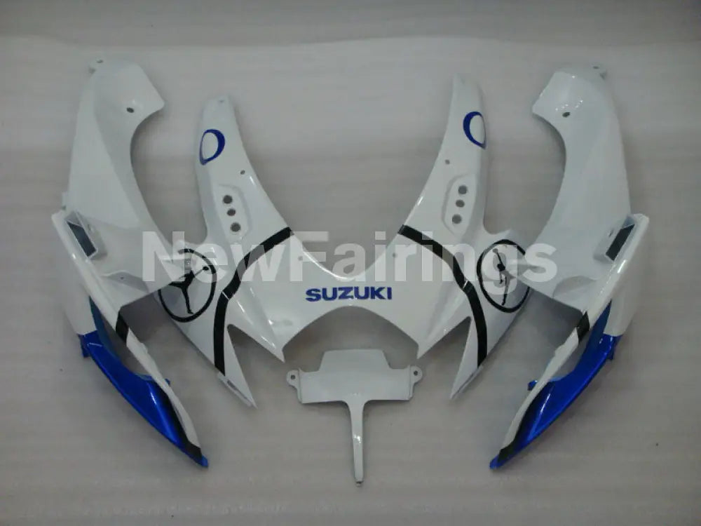 White and Blue Jordan - GSX-R750 06-07 Fairing Kit Vehicles