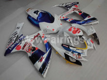 Load image into Gallery viewer, White and Blue Red Dark Dog - GSX-R600 06-07 Fairing Kit -