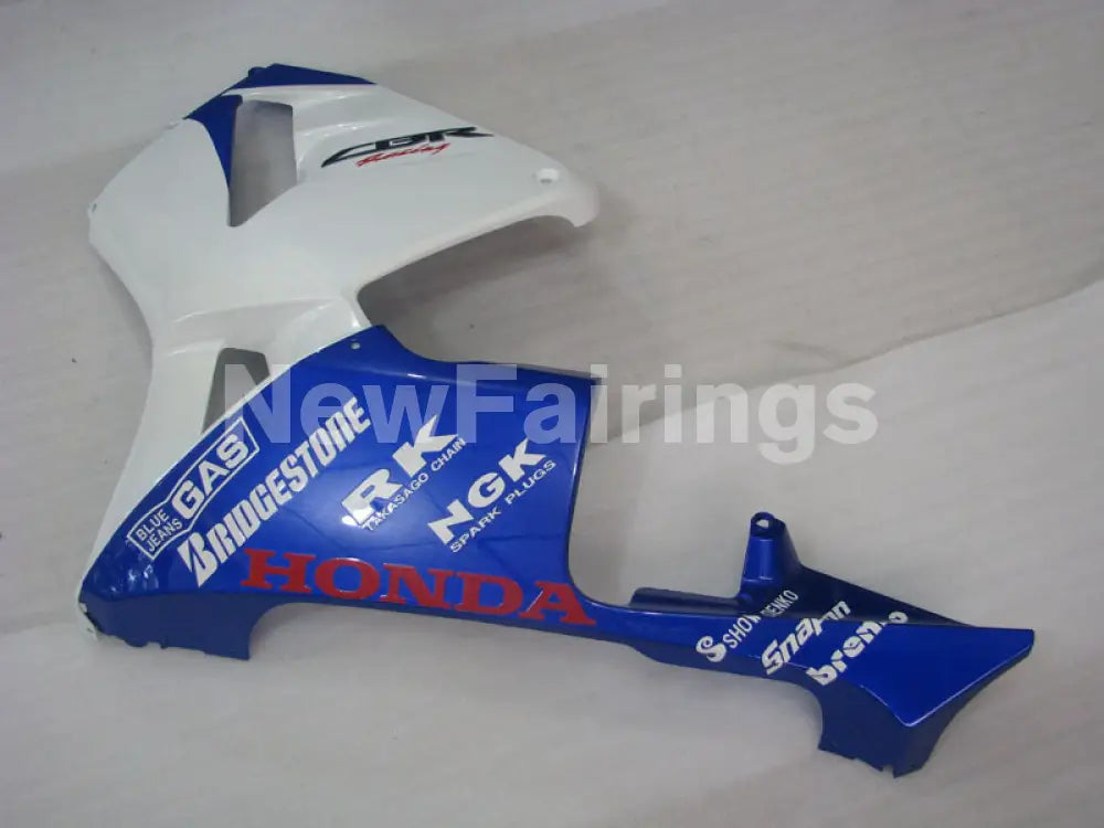 White Blue and Red Factory Style - CBR600RR 05-06 Fairing