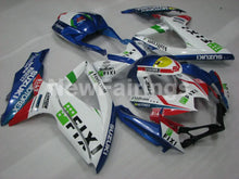 Charger l&#39;image dans la galerie, White and Blue Red MOTOREX - GSX-R750 08-10 Fairing Kit