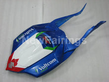 Charger l&#39;image dans la galerie, White and Blue Red MOTOREX - GSX-R750 08-10 Fairing Kit