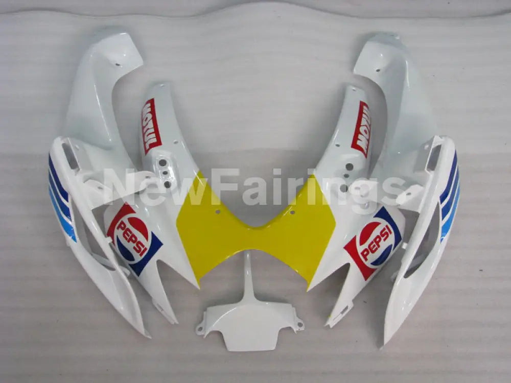 White and Blue Red PEPSI - GSX-R750 06-07 Fairing Kit