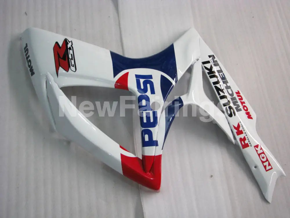 White and Blue Red PEPSI - GSX-R750 06-07 Fairing Kit