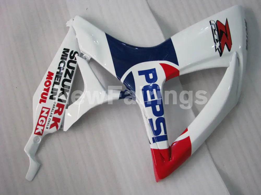 White and Blue Red PEPSI - GSX-R750 06-07 Fairing Kit