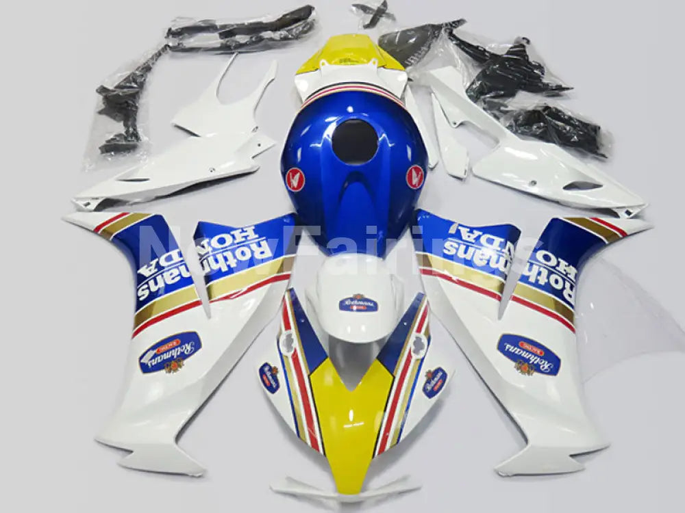 White and Blue Rothmans - CBR1000RR 12-16 Fairing Kit -