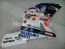 Load image into Gallery viewer, White and Blue Yellow Dark Dog - GSX-R750 00-03 Fairing Kit