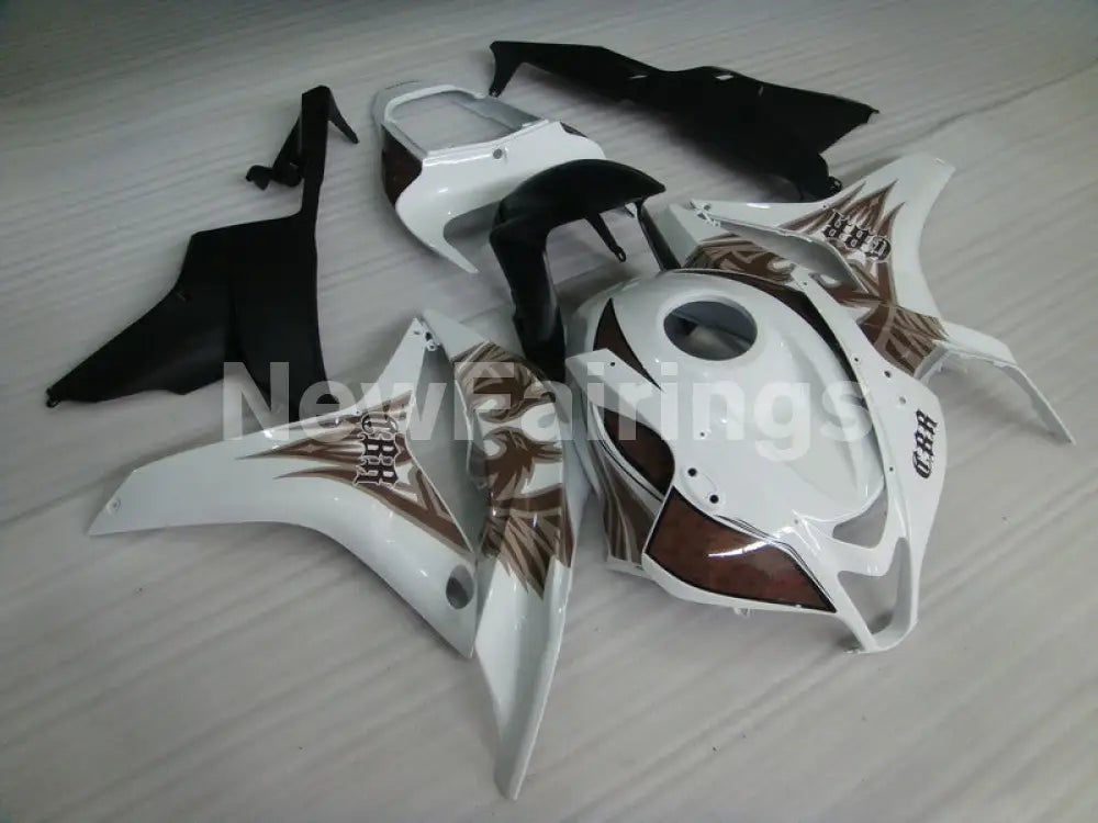 White and Brown Black Factory Style - CBR600RR 07-08 Fairing