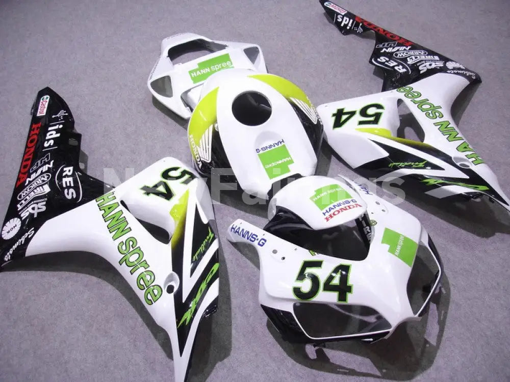 White Green and Black HANN Spree - CBR1000RR 06-07 Fairing