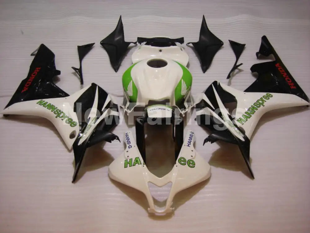 White Green and Black HANN Spree - CBR600RR 07-08 Fairing