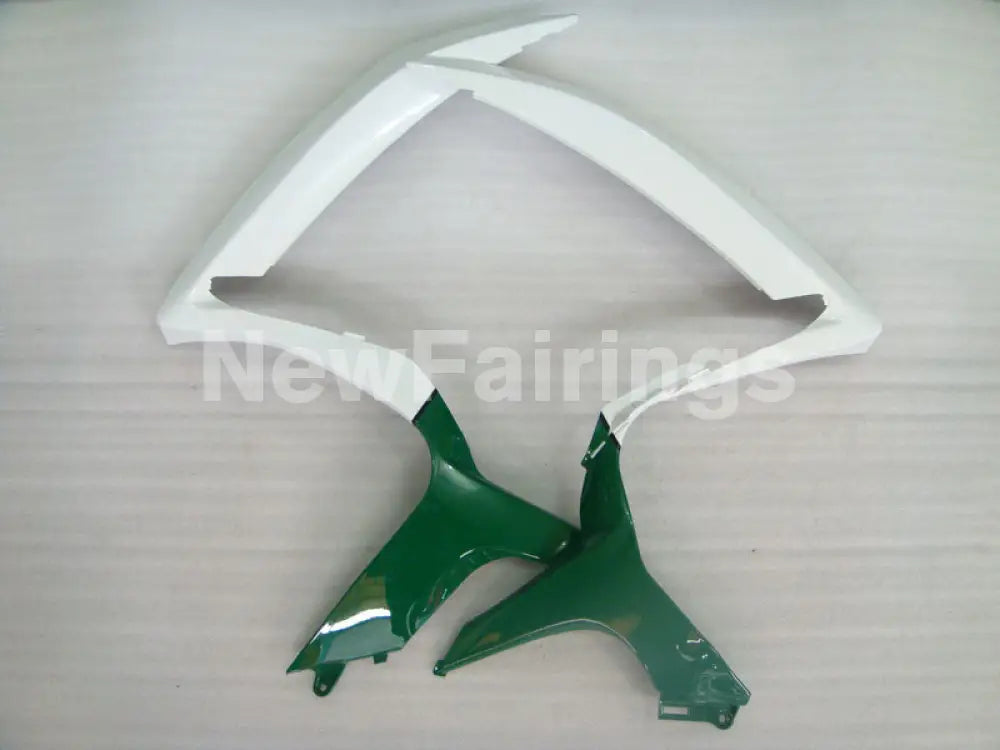 White and Green Jordan - GSX-R600 06-07 Fairing Kit -