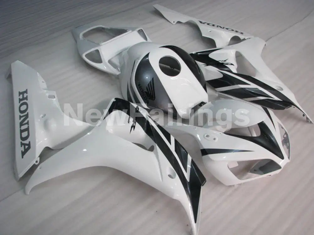 White and Grey Factory Style - CBR1000RR 06-07 Fairing Kit -