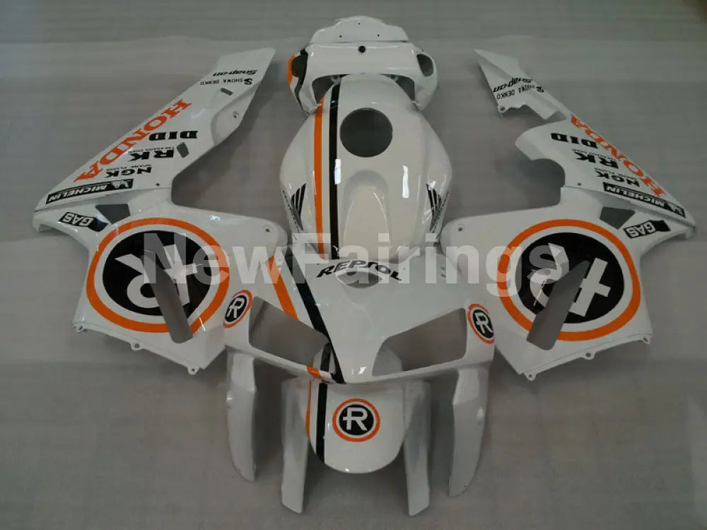 White and Orange Black Repsol - CBR600RR 05-06 Fairing Kit -