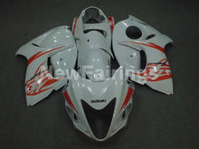 Charger l&#39;image dans la galerie, White with orange decals Factory Style - GSX1300R Hayabusa