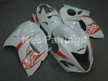 Charger l&#39;image dans la galerie, White with orange decals Factory Style - GSX1300R Hayabusa