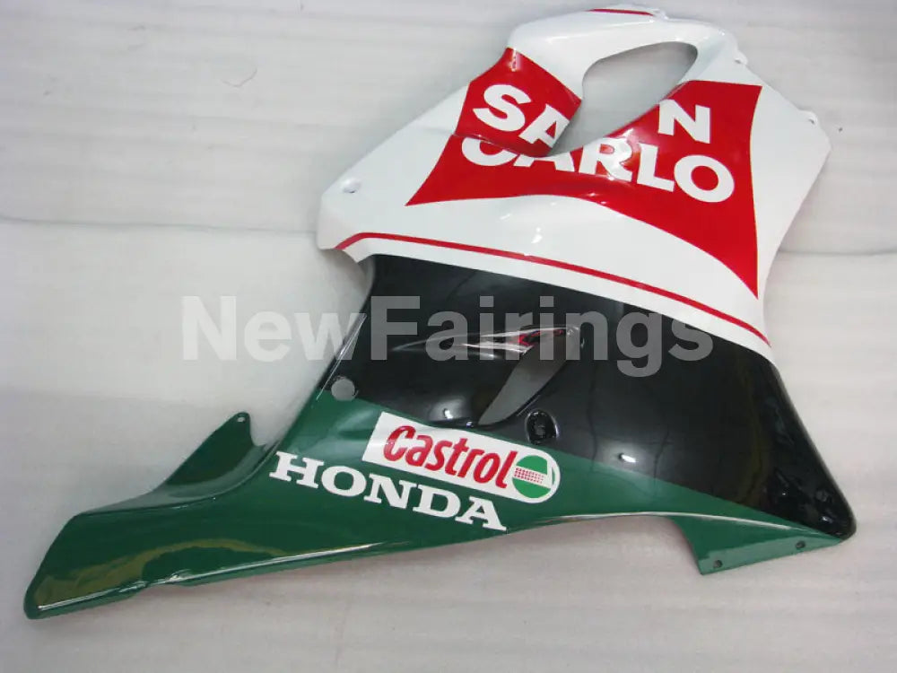 White and Red Black Castrol - CBR600 F4i 01-03 Fairing Kit -