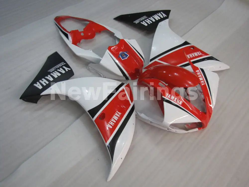 White Red Black Factory Style - YZF-R1 09-11 Fairing Kit