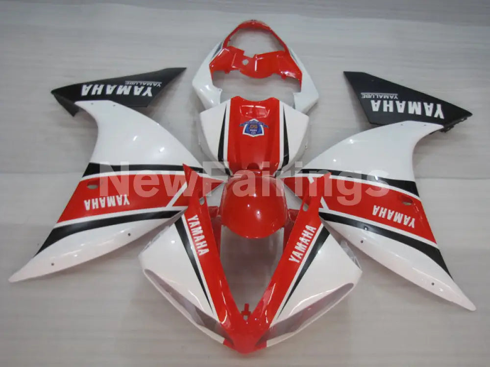 White Red Black Factory Style - YZF-R1 12-14 Fairing Kit