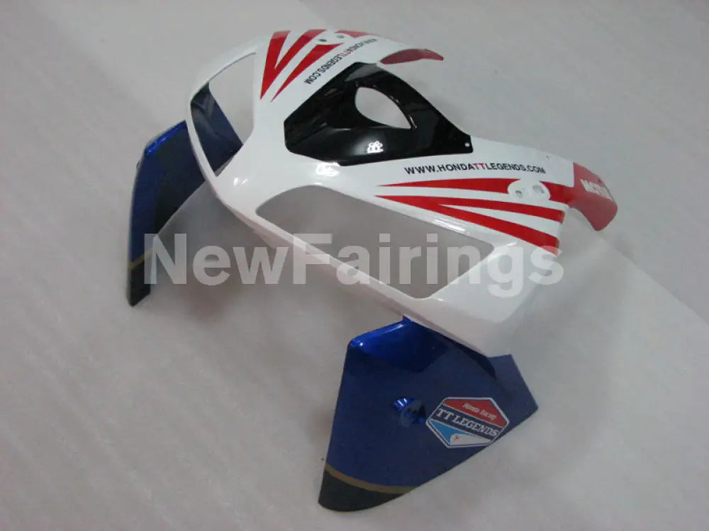 White Red and Blue Factory Style - CBR600RR 05-06 Fairing