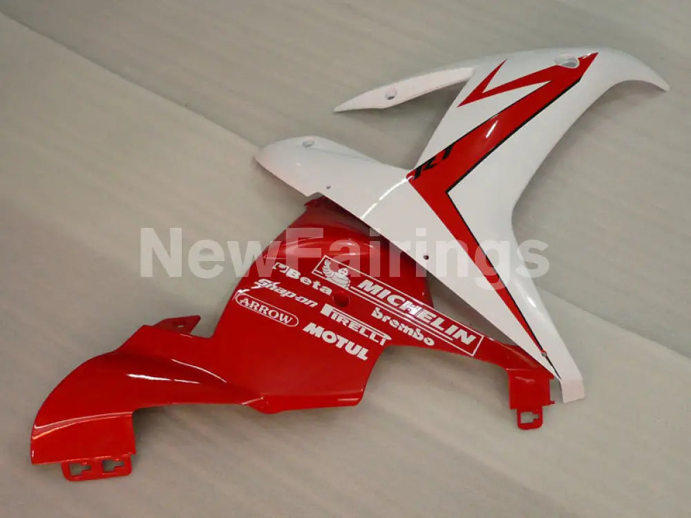 White Red Factory Style - YZF-R1 02-03 Fairing Kit