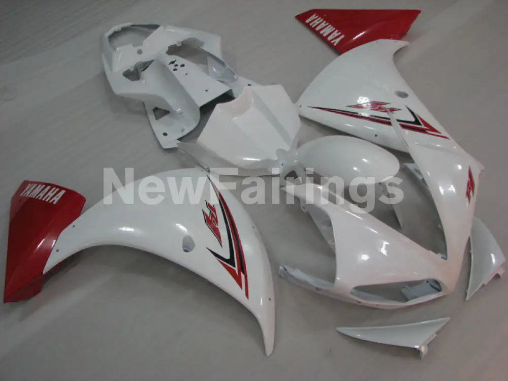 White Red Factory Style - YZF-R1 12-14 Fairing Kit