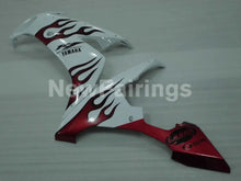 Charger l&#39;image dans la galerie, White and Red Flame - YZF-R1 04-06 Fairing Kit - Vehicles &amp;