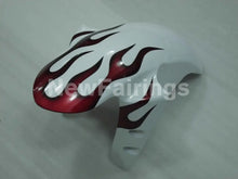 Charger l&#39;image dans la galerie, White and Red Flame - YZF-R1 04-06 Fairing Kit - Vehicles &amp;