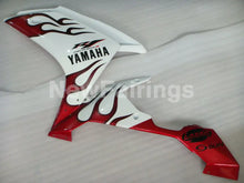 Charger l&#39;image dans la galerie, White Red Flame - YZF-R1 07-08 Fairing Kit - Vehicles &amp;