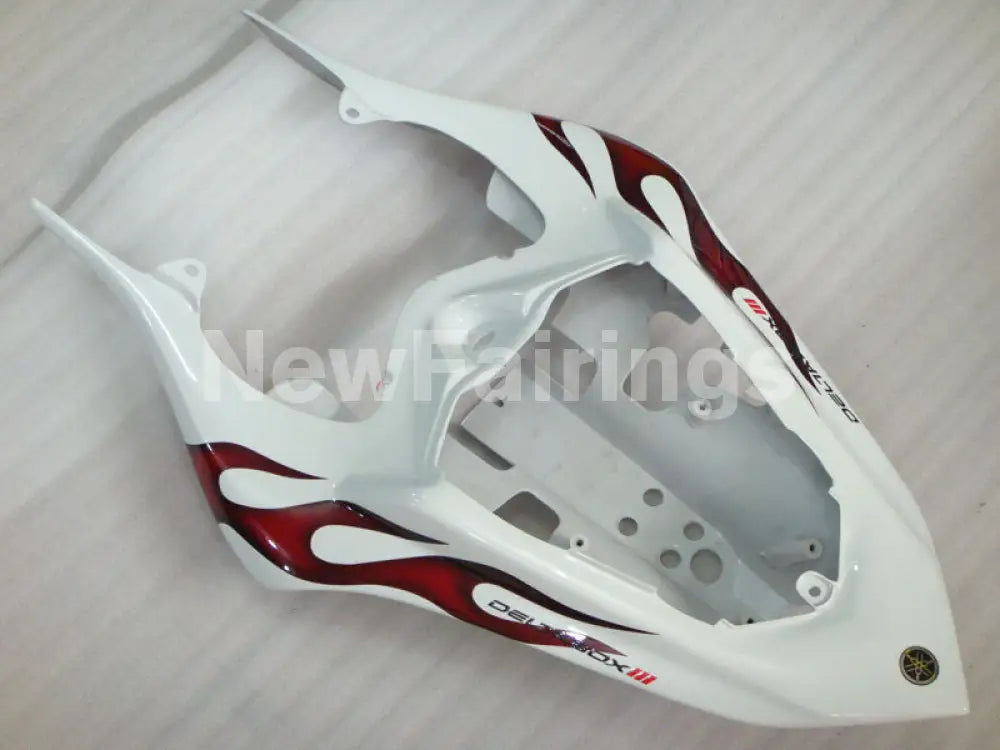 White Red Flame - YZF-R1 07-08 Fairing Kit - Vehicles &